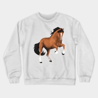 Rearing horse Crewneck Sweatshirt